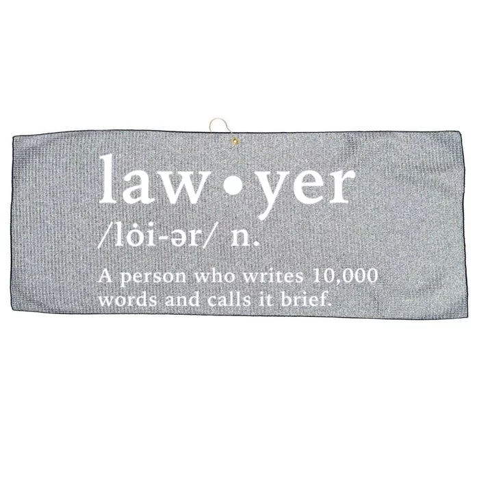 Lawyer Funny Dictionary Definition Cool Gift Large Microfiber Waffle Golf Towel