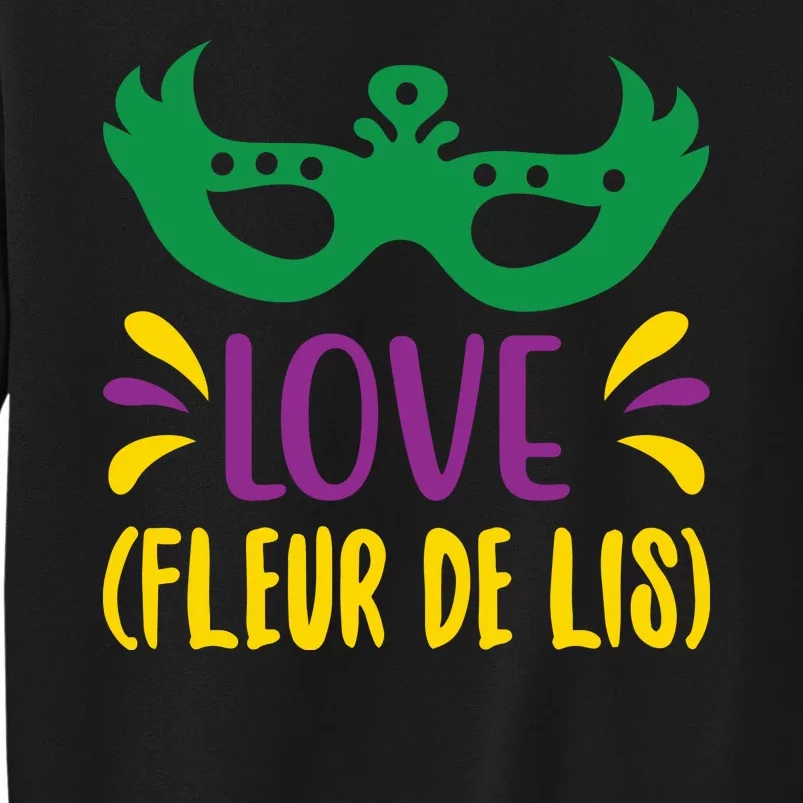 Love Fleur De Lis Tall Sweatshirt