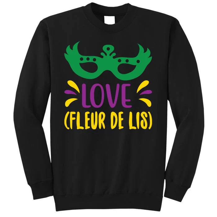 Love Fleur De Lis Tall Sweatshirt