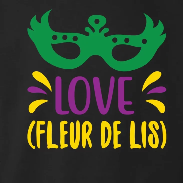 Love Fleur De Lis Toddler Hoodie