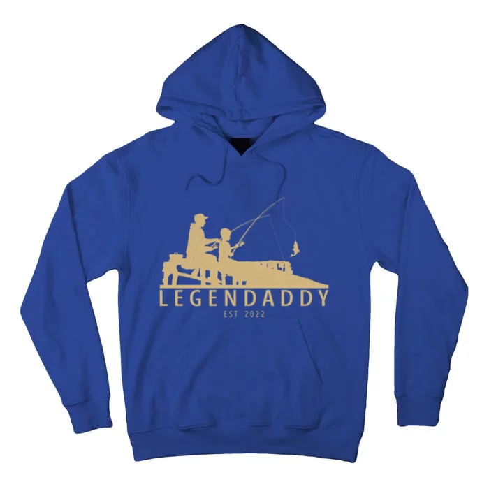 Legendaddy Fishing Dad With Father's Day Fisher Fish Cool Gift Tall Hoodie