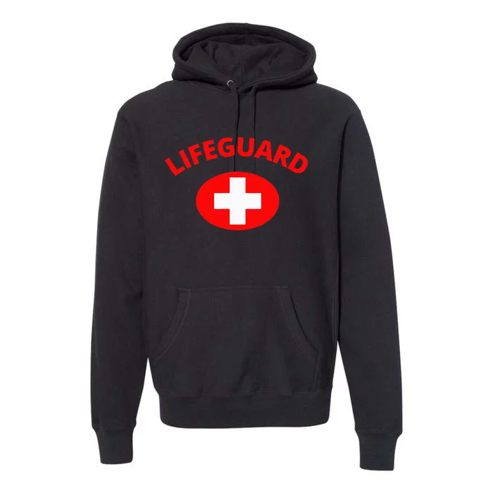 Lifeguard Front Design Premium Hoodie