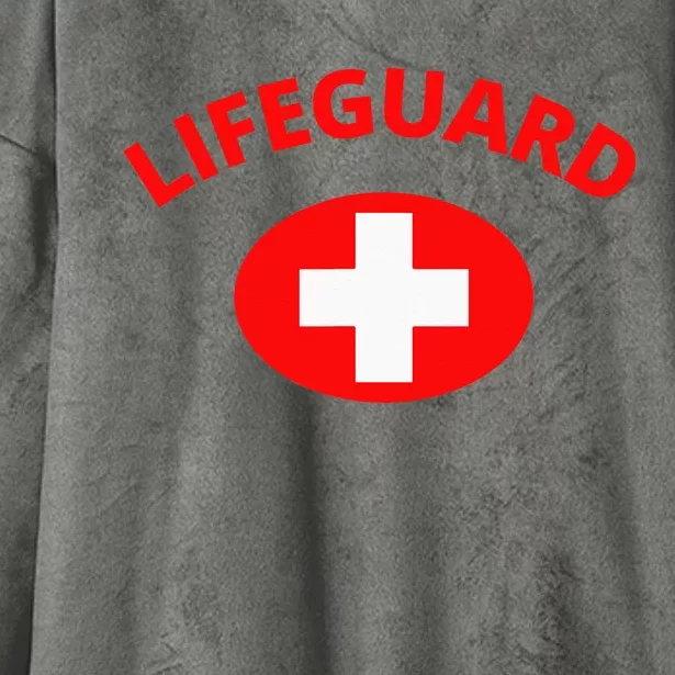 Lifeguard Front Design Hooded Wearable Blanket