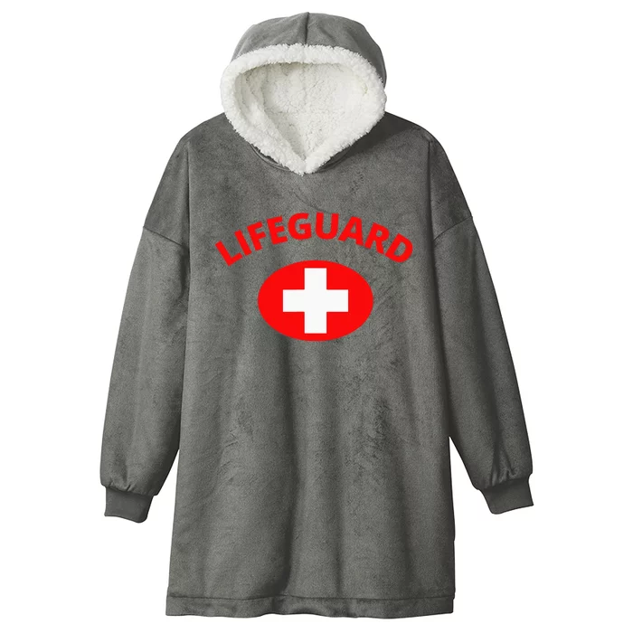 Lifeguard Front Design Hooded Wearable Blanket