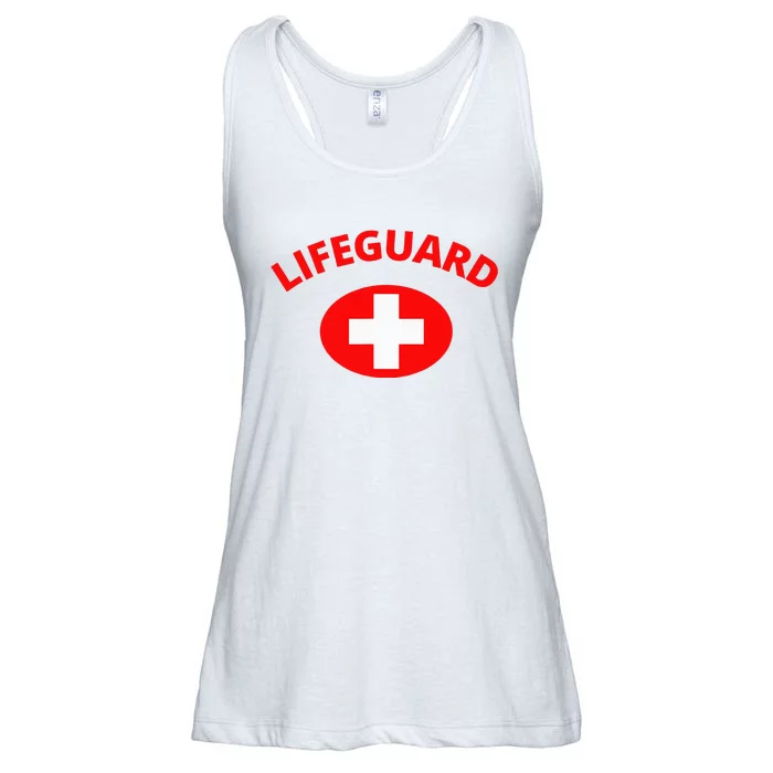 Lifeguard Front Design Ladies Essential Flowy Tank