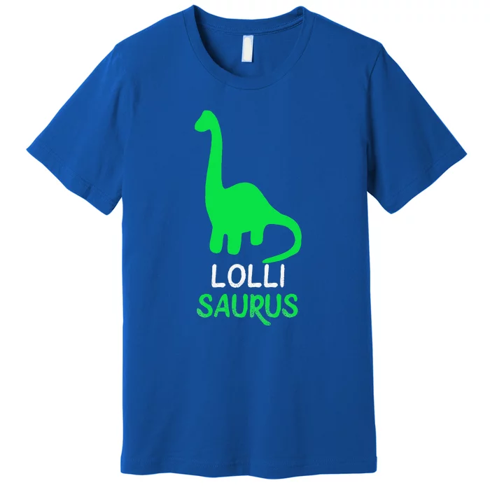 LolliSaurus Funny Dino Dinosaur LolliSaurus Premium T-Shirt