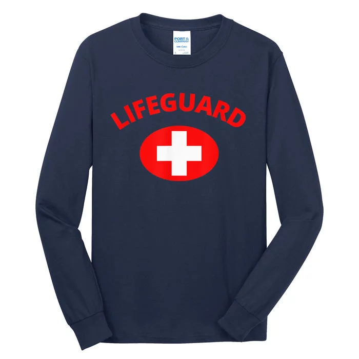 Lifeguard - Front Design Tall Long Sleeve T-Shirt