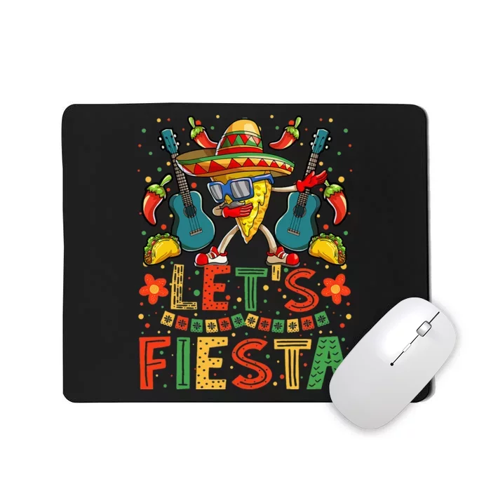 Lets Fiesta Dabbing Nacho Cinco de Mayo Mousepad