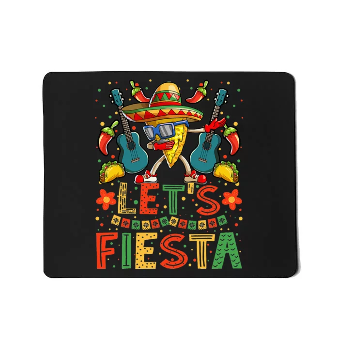 Lets Fiesta Dabbing Nacho Cinco de Mayo Mousepad