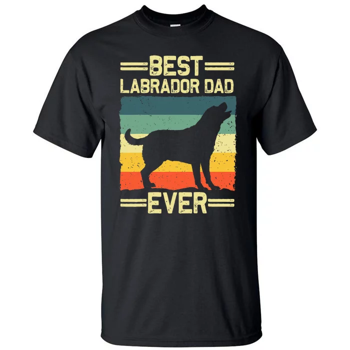 Labrador For  Dad Black Lab Yellow Labrador Retriever Tall T-Shirt