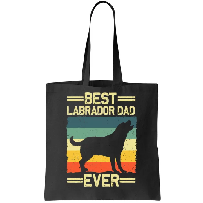 Labrador For  Dad Black Lab Yellow Labrador Retriever Tote Bag