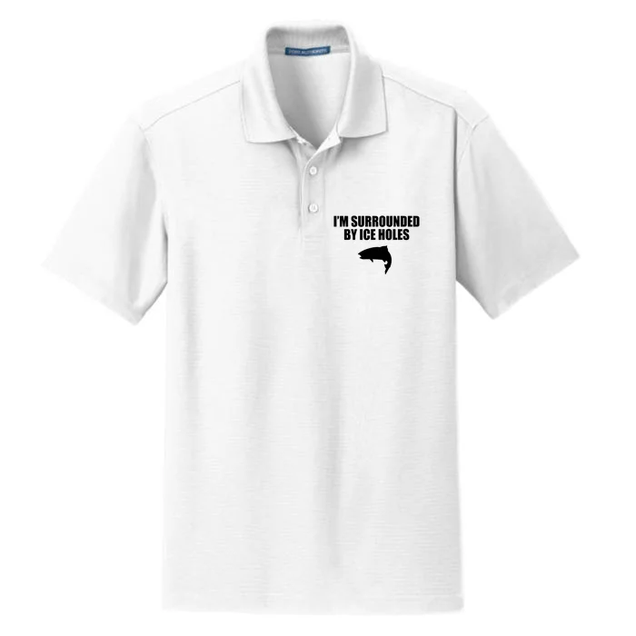 Lucky Fishing Do Not Wash Fish Funny Fishing Dry Zone Grid Performance Polo