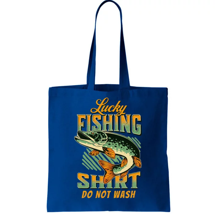 Lucky Fishing Do Not Wash Fish Rod Fisher Tote Bag