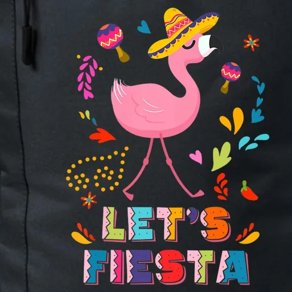 Let's Fiesta Flamingo Cinco De Mayo Daily Commute Backpack