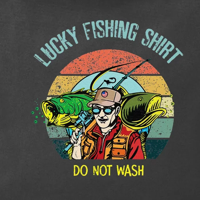 Lucky Fishing For A Fisherman Fisherwomen Zip Tote Bag