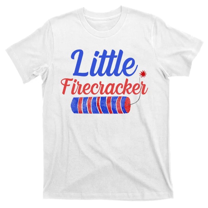 Little Firecracker Funny 4th Of July T-Shirt