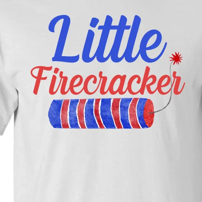 Little Firecracker Funny 4th Of July Tall T-Shirt