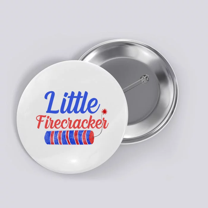 Little Firecracker Funny 4th Of July Button