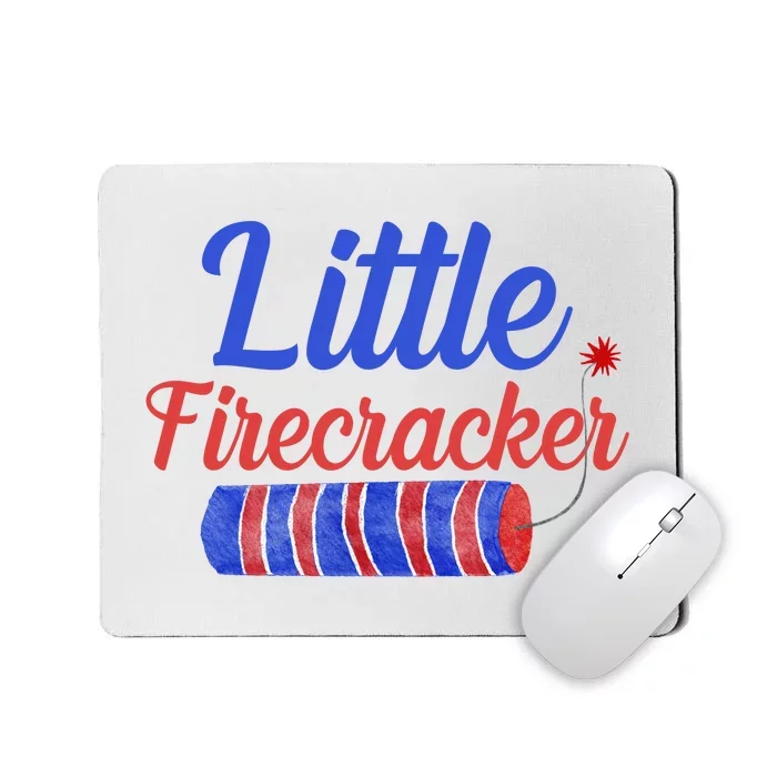 Little Firecracker Funny 4th Of July Mousepad