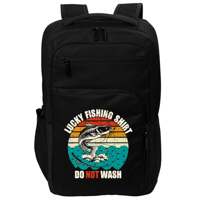 Lucky Fishing Funny Catfish Impact Tech Backpack