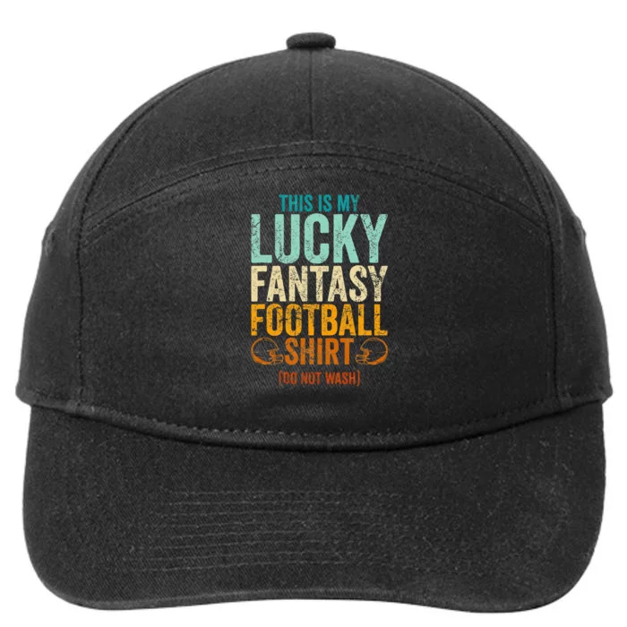 Lucky Fantasy Football Draft Party Do Not Wash 7-Panel Snapback Hat