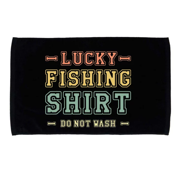 Lucky Fishing Fisherman Lake Fishing Lucky Fishing Microfiber Hand Towel