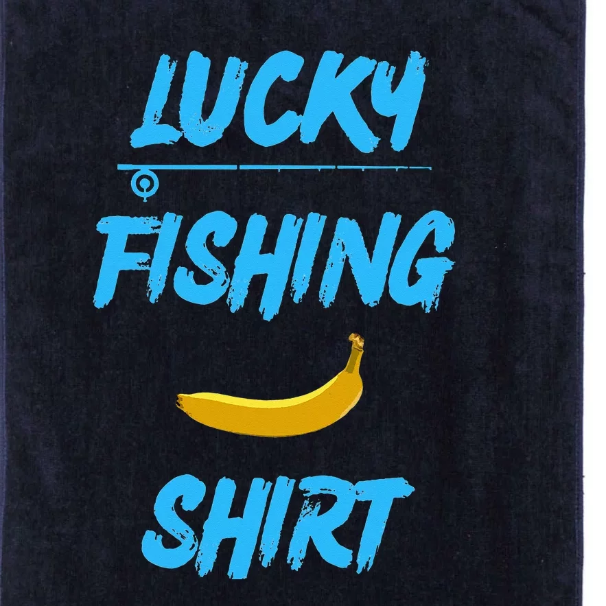 LUCKY FISHING Funny Banana Humor Platinum Collection Golf Towel