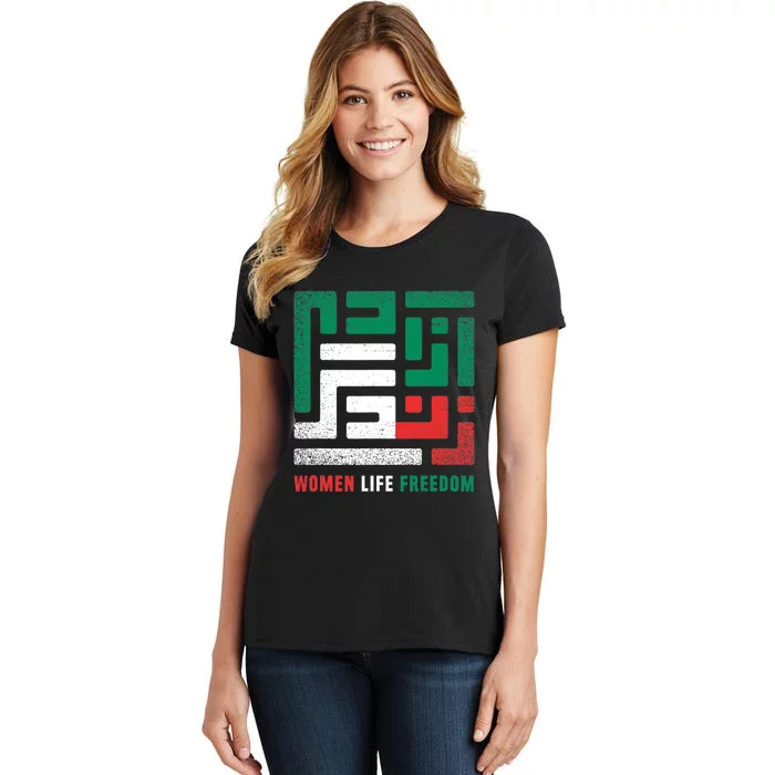 Life Freedom Free Iran Women's T-Shirt