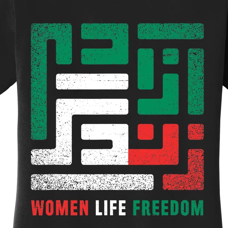 Life Freedom Free Iran Women's T-Shirt