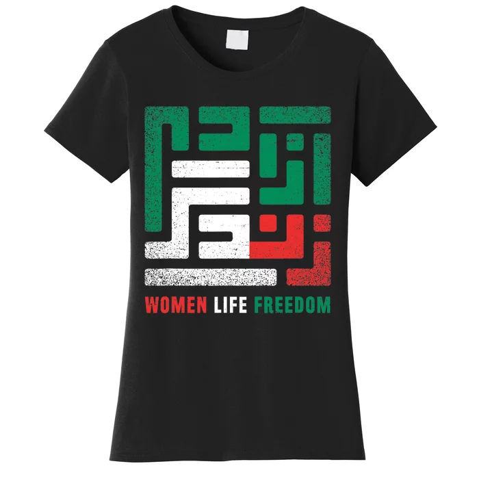 Life Freedom Free Iran Women's T-Shirt