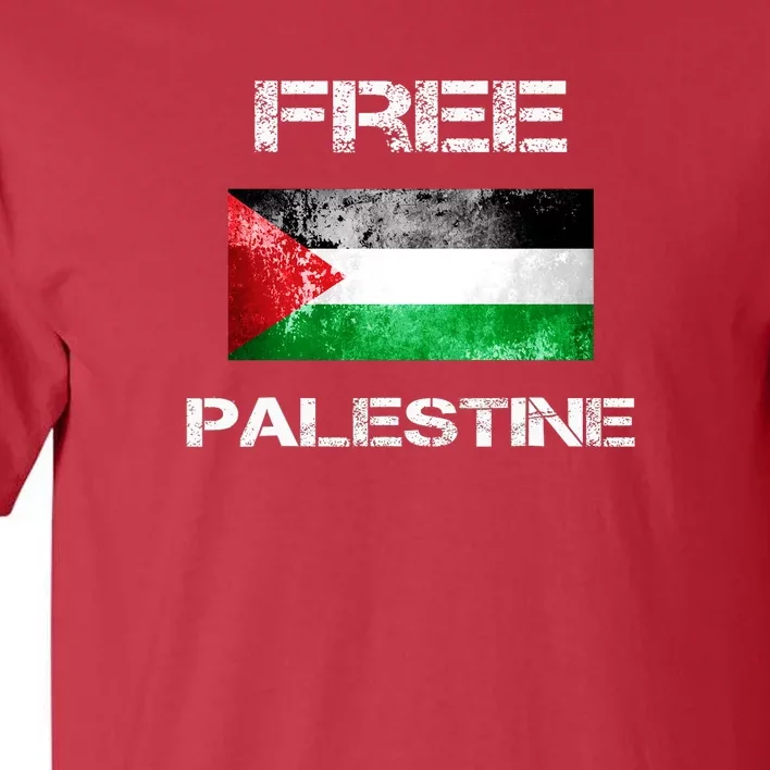 Love Free Flag Palestine Tall T-Shirt