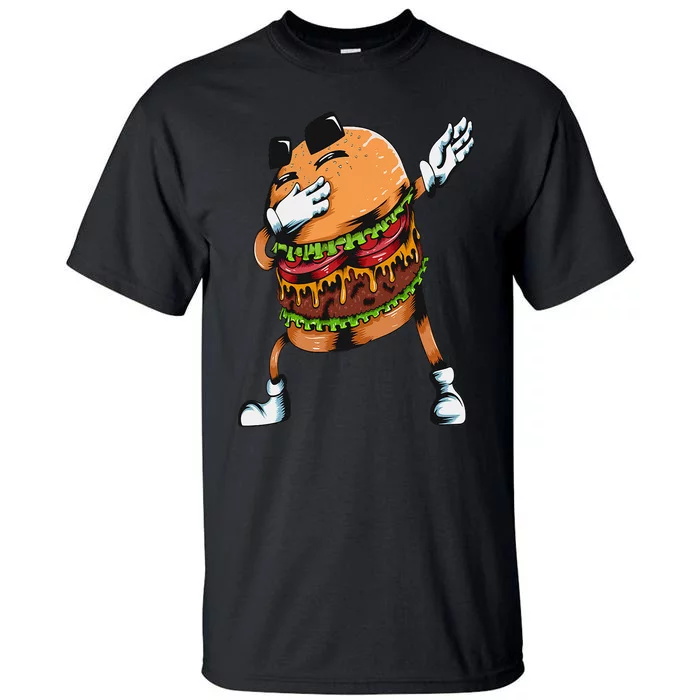 Lovers Fast Food Hamburger Dabbing Burger Tall T-Shirt