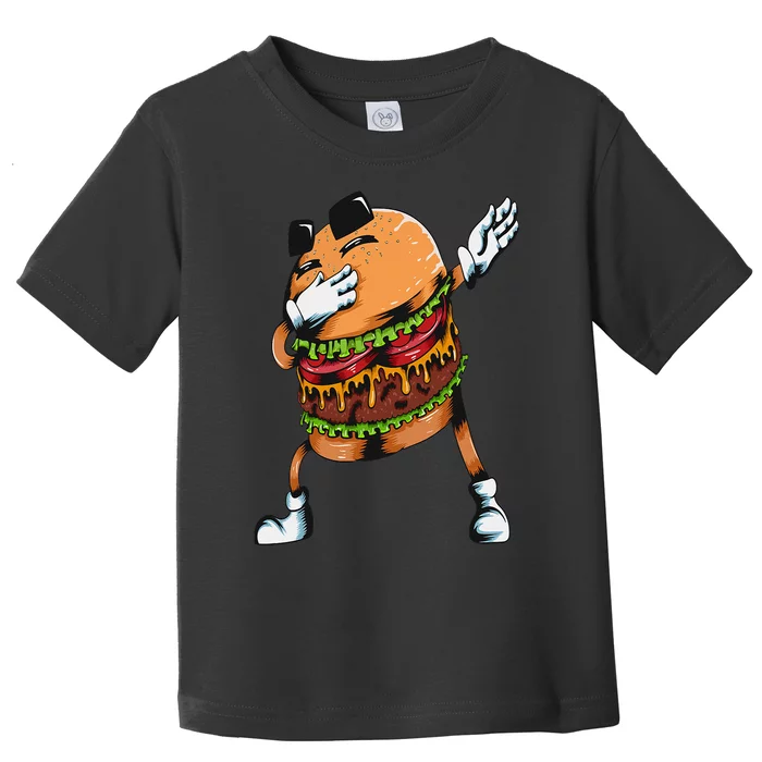 Lovers Fast Food Hamburger Dabbing Burger Toddler T-Shirt