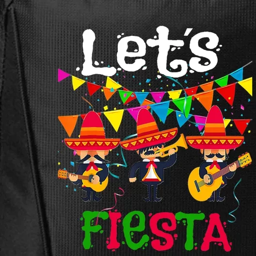 Let´s Fiesta Funny Cinco De Mayo Mexican Mariachi City Backpack