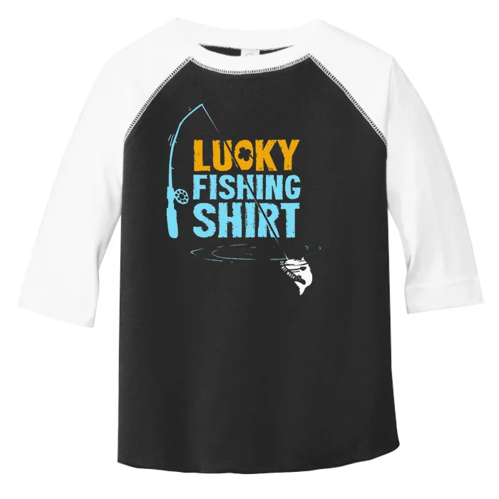 Lucky Fishing For A Fisherman Toddler Fine Jersey T-Shirt