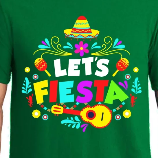 Let's Fiesta Funny Cinco De Mayo Pajama Set