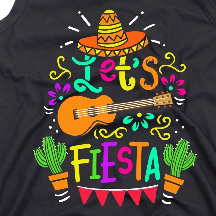 Let's Fiesta Funny Cinco De Mayo Tank Top