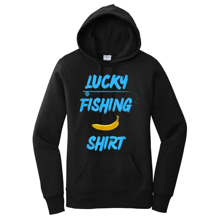 LUCKY FISHING Funny Banana Humor Women's Pullover Hoodie