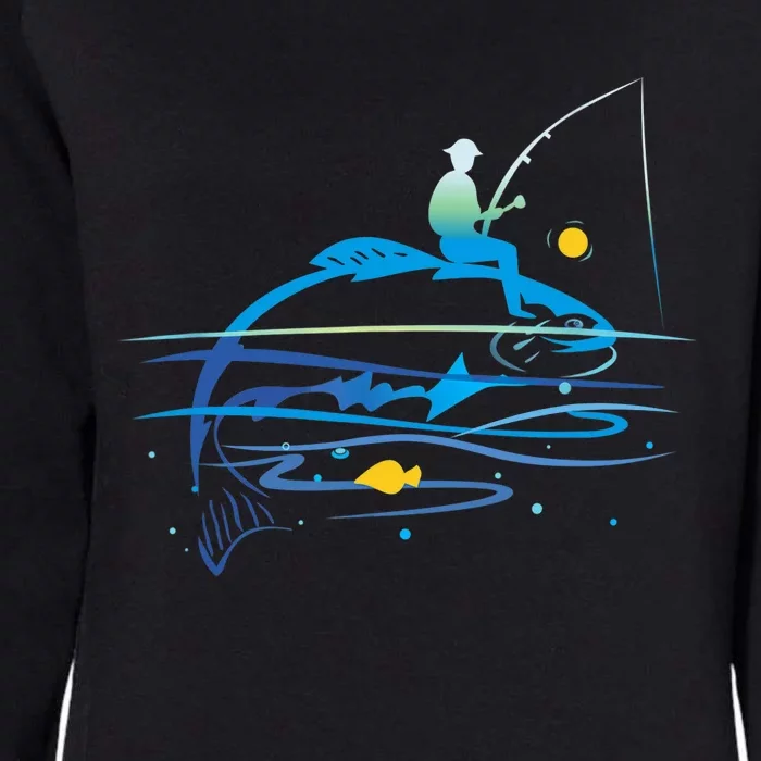 Leisure Fishing Funny Fishing Saying Womens California Wash Sweatshirt