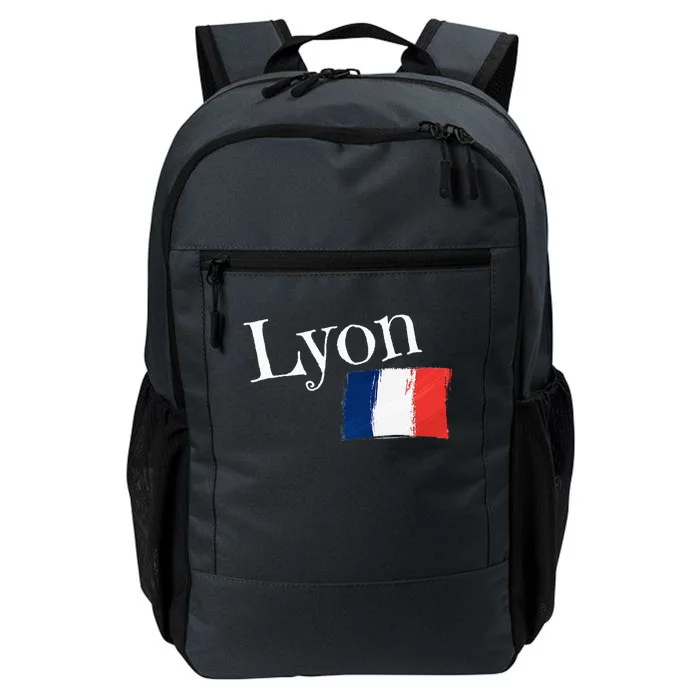 Lyon France Flag French City Of Lyon Daily Commute Backpack