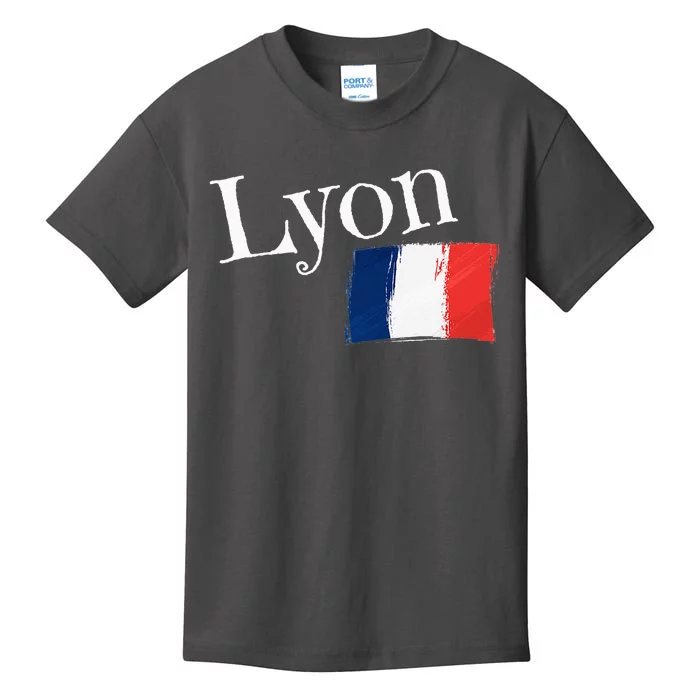 Lyon France Flag French City Of Lyon Kids T-Shirt