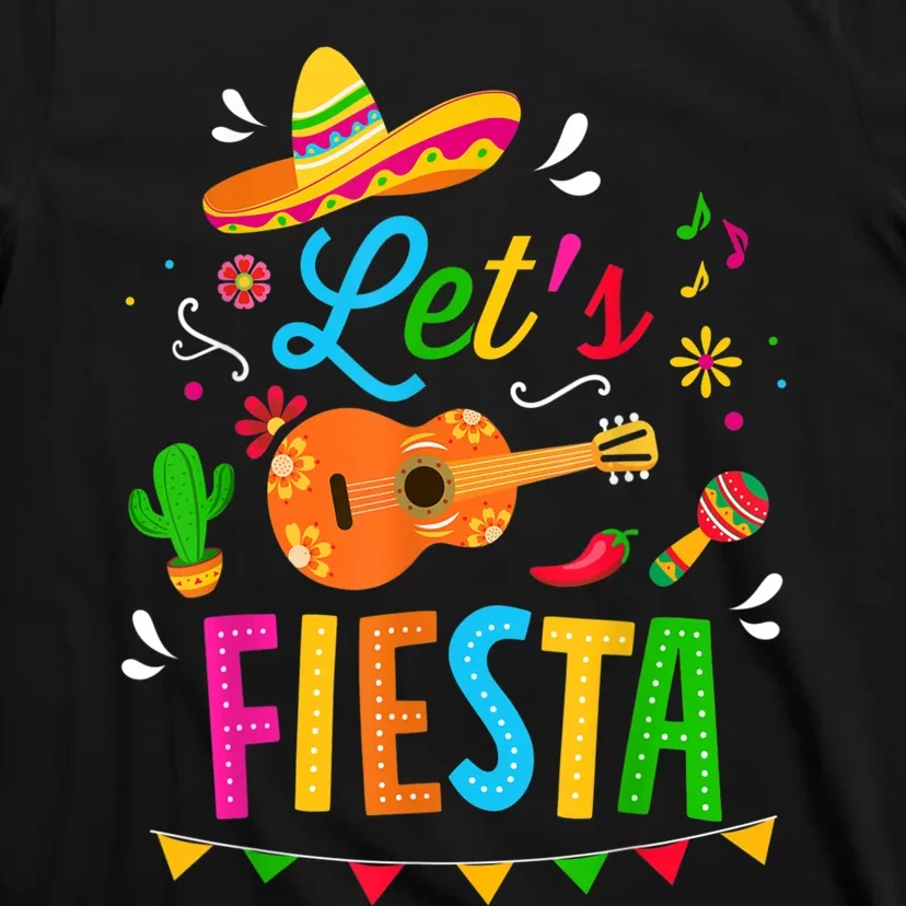 Let's Fiesta For Funny Cinco De Mayo Costume Party T-Shirt