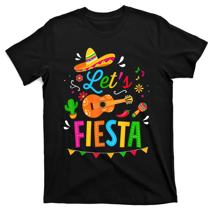 Let's Fiesta For Funny Cinco De Mayo Costume Party T-Shirt