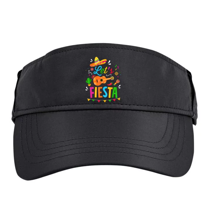 Let's Fiesta For Funny Cinco De Mayo Costume Party Adult Drive Performance Visor