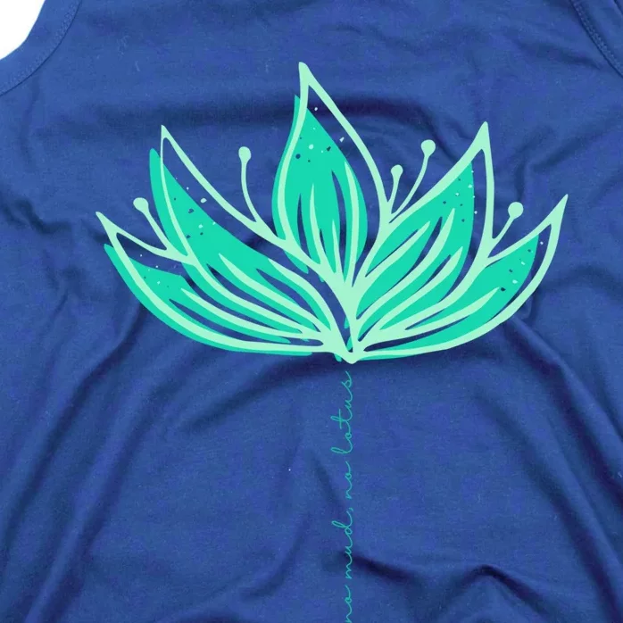 Lotus Flower Green Yoga Meditation No Mud No Lotus Zen Gift Tank Top