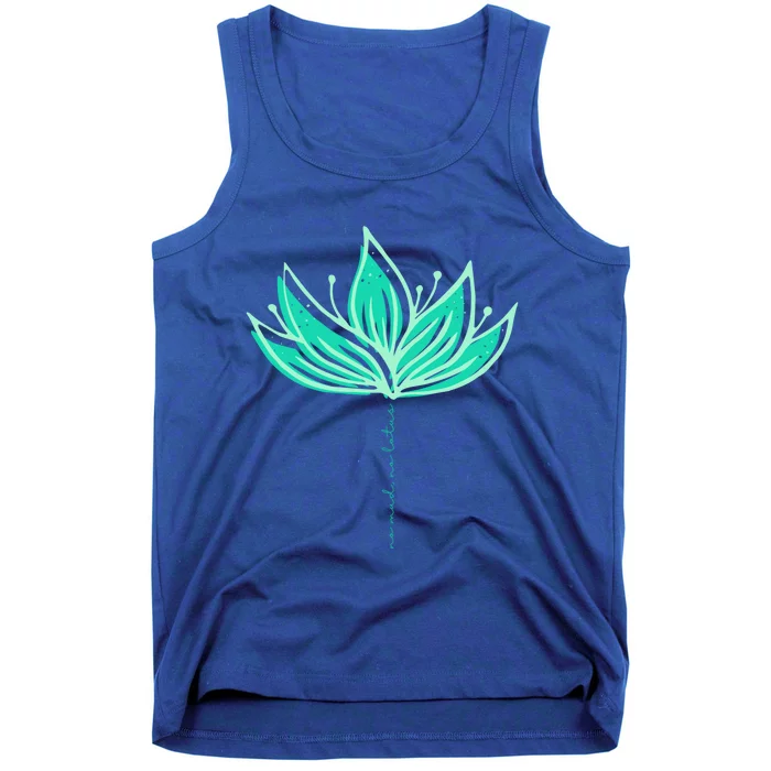 Lotus Flower Green Yoga Meditation No Mud No Lotus Zen Gift Tank Top