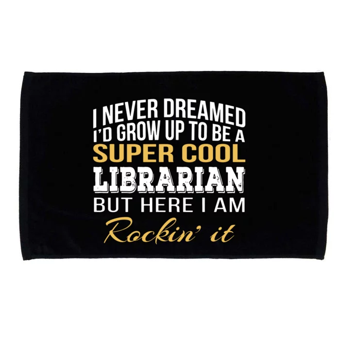 Librarian Funny Gift Microfiber Hand Towel