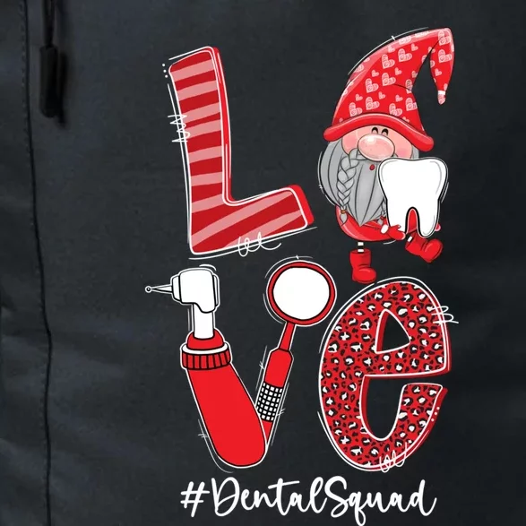 Love Funny Gnome Dental Squad Valentine's Day Matching Cool Gift Daily Commute Backpack