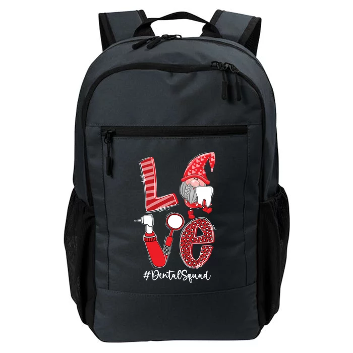 Love Funny Gnome Dental Squad Valentine's Day Matching Cool Gift Daily Commute Backpack