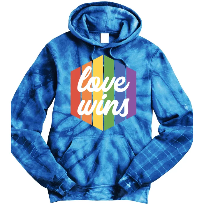 Lgbt Funny Gift Love Wins Lgbt Pride Month Lgbt Awareness Cool Gift Tie Dye Hoodie